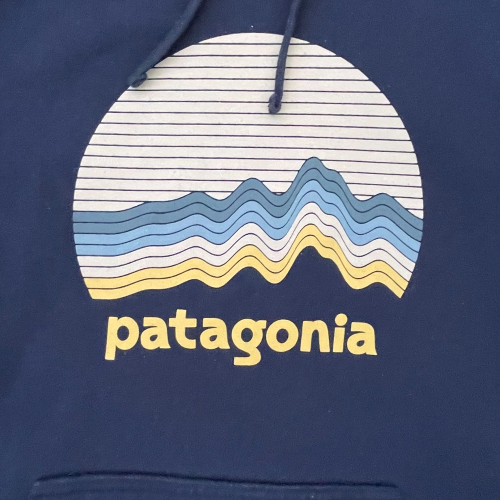 Patagonia Ridge Rise Moonlight Uprisal Hoody Blue Graphic - Unisex - Picture 3 of 11